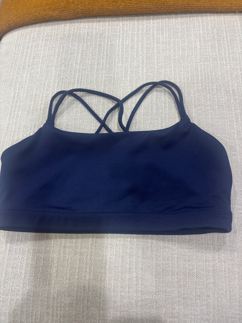 GAP Navy Cross-Back Strappy Sports Bra